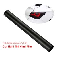 Matt Black Automobile Car Light Head-light Taillight Tint Vinyl Film Sticker Sheet For Fog Light Rear Lamp 30x100cm/12x39 inch Bumper Stickers  Decals