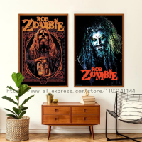 ส่วนบุคคล Rob Zombie ตกแต่งโปสเตอร์ศิลปะสำหรับ Wall Modern Family ตกแต่งห้องนอนผ้าใบ Posters