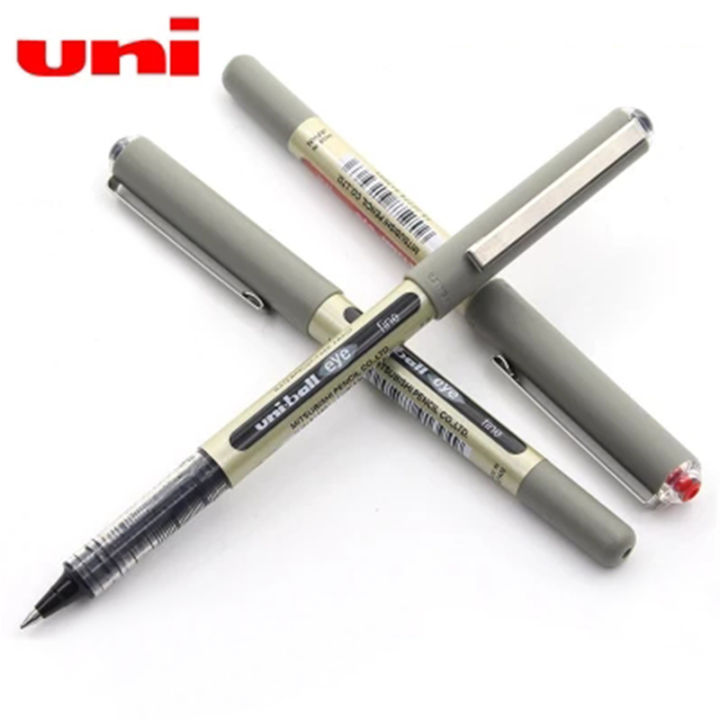 12-pcslot-rollerball-pen-0-7mm-uni-ball-eye-ub-157-waterproof-3-colors-to-choose-from