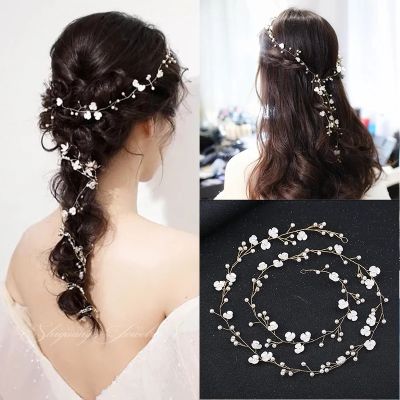 【CW】 Fashion Bridal Hair Rattan  Rhinestone Headdress Hairpin Female Wedding Accessories