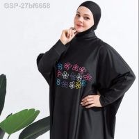 ได้เลย!♚☃27bf6658 Mulher Muçulmana Maião Hijab 3ชิ้นแมนกาลองกา Esporte Burkini Roupas De Praia