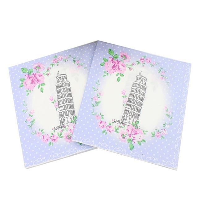 rainloong-33cmx33cm-leaning-tower-of-pisa-torre-pendente-di-pisa-paper-napkins-decoupage-2-layers-1-pack-20pcs-pack