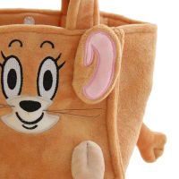 กระเป๋าอาหารกลางวันเด็กการ์ตูนสัตว์รูปร่างสัมผัสกล่องอาหารสบายกระเป๋าเก็บของสำหรับโรงเรียน