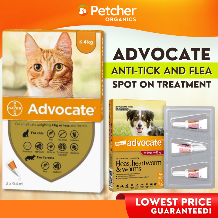 Advocate Spot on Solution with FREE Sticker Anti Tick Anti Flea for