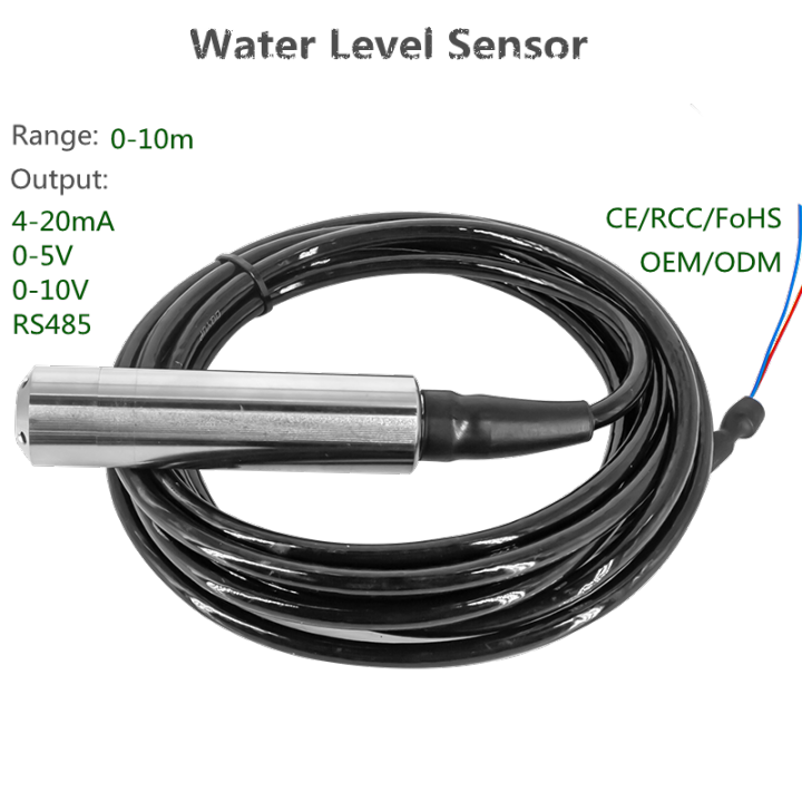 Water Level Sensor 420mA 010V RS485 010M Range Hydrostatic Level
