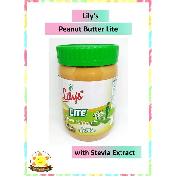 Lily's Peanut Butter Spread Lite with Stevia Extract 500g / 320g