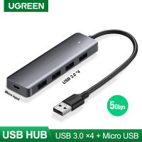 jianzhifen USB หลากหลาย Ugregreen 3.0ตัวแยก USB HUB USB 3.0 4พอร์ตพร้อมฮับ USB สำหรับชาร์จขนาดเล็กพื้นผิวแม็กบุ๊กอุปกรณ์คอมพิวเตอร์มืออาชีพ