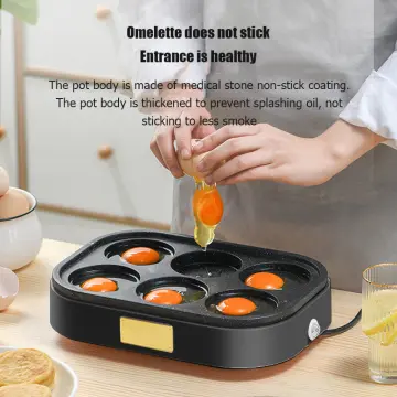 700W ELECTRIC OMELETTE OMLETTE MAKER EGG COOKER FRYING PAN BREAKFAST NON  STICK