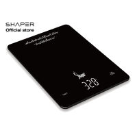 SHAPER รุ่น KS-0521 BK เครื่องชั่งน้ำหนักในครัว  แบบดิจิตอล พิกัด 5 กิโลกรัม ความละเอียด 1 กรัม สีดำ (สินค้ารับประกัน 1 ปี)