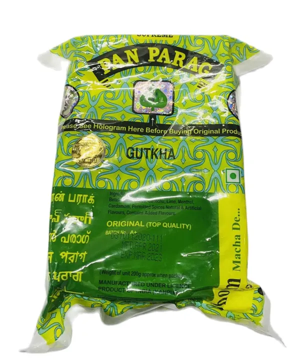 PAN PARAG GUTKA 100 ORIGINAL (GREEN) Lazada