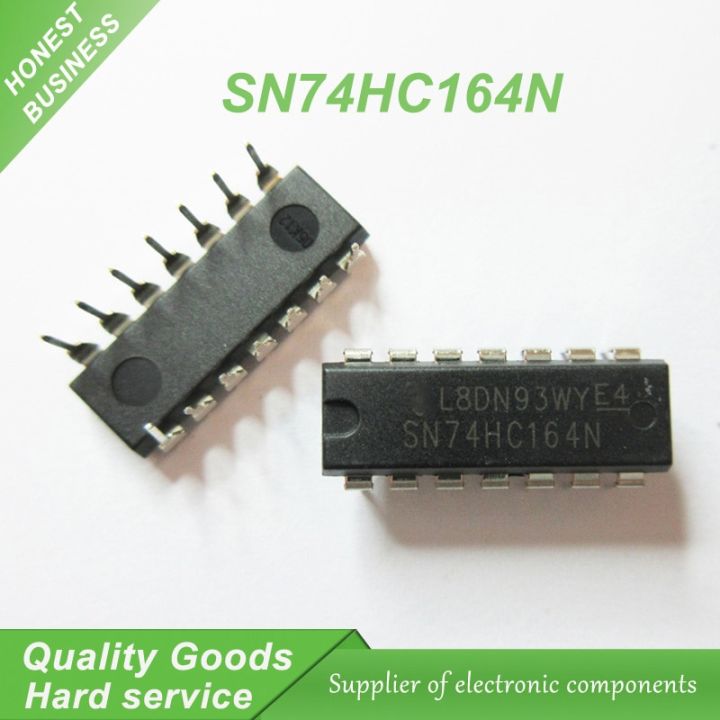 50pcs/lot free shipping SN74HC164N 74HC164 74HC164N DIP 14 Counter Shift Registers 8 Bit Parallel Load 100% new original