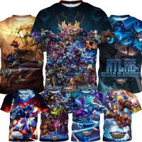 Mobile Legends Kids  T-Shirt Boys Daily Short Sleeve Shirts Baby Casual Tops Games Adventure Summer Clothes