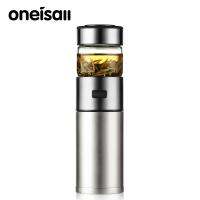 ONEISALL 570ml Thermocup ชากระติกน้ำสุญญากาศคริสต์มาสของขวัญสแตนเลสขวดเก็บความร้อนแก้วความร้อนชา Insufer สำหรับสำนักงาน