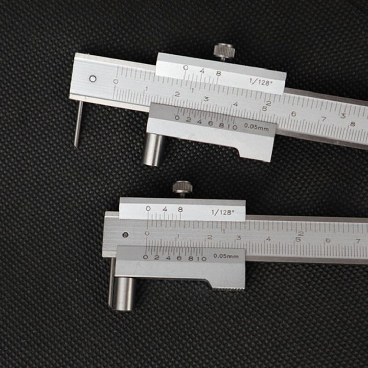 0-200มม-มาร์กเกอร์คาลิปเปอร์สแตนเลสพกพาเครื่องมือคาลิปเปอร์มาร์กเกอร์แบบขนานเครื่องมือวัด
