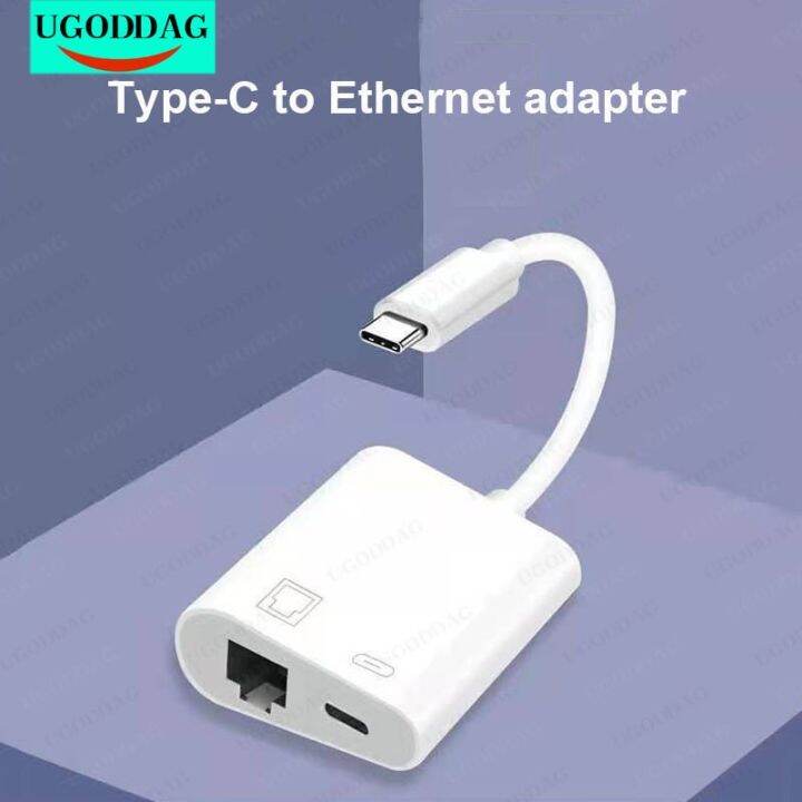 Network Card TypeC to RJ45 Port PD Charging Mobile Phone