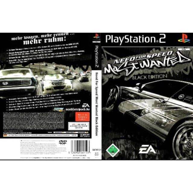 playstation 2 need for speed most wanted black edition