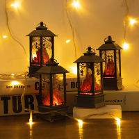 Halloween Hanging Lantern Simulated Charcoal Fireplace Light Portable Risk Free Festival Ornament Lamp For Home Office