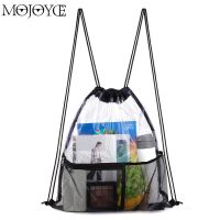 Drawstring Transparent Outdoor Sports Backpack Waterproof Clear String Bag PVC Large Capacity Stadium Approved Concert Travel 【AUG】