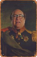 โปสเตอร์ Danny DeVito ป้ายดีบุกโปสเตอร์โลหะโบราณบ้านบาร์คาเฟ่ของขวัญอุปกรณ์ตกแต่งห้องนอนขนาด8X12นิ้ว (20X30ซม.)