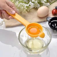 White Egg Yolk Separator Food Grade Egg Baking Tool Kitchen Utensils Egg Divider Hand Tools Separator Sieve