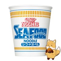 Nissin Cup Noodle  シーフード นิสชิน บะหมี่กึ่งสำเร็จรูปญี่ปุ่น ราเมงถ้วยนิชชิน มาม่าญี่ปุ่น รสซีฟู้ด (75g)