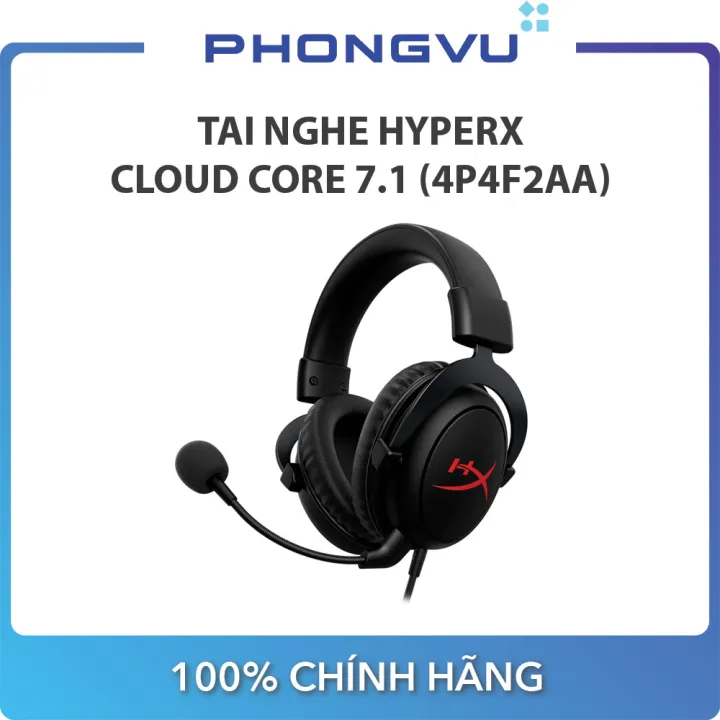 Tai Nghe HyperX Cloud Core 7.1 (4P4F2AA) - Bảo Hành 24 Tháng | Lazada.vn