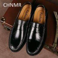 CHNMR-S Business Leisure Shoes For Men genuine leather Comfortable Slip-on New Trending Products Big Size