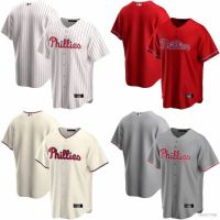 Top-quality MLB Philadelphia Phillies Baseball Jersey Shirt Classic Cardigan Jersey Casual Sport Unisex Oversize