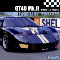 Fujimi โมเดลพลาสติก12603 1/24สำหรับรถ Ford GT40 Mk-I66โมเดลรถแข่งคอลเลกชั่นสำหรับประกอบโมเดลของเล่น DIY