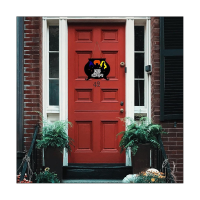 Halloween Door Sign I Smell Children Hanging Sign for Front Door Halloween Wooden Door