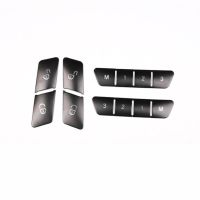 ❀✿ 12Pcs Car Door Seat Memory Lock Switch Buttons Stickers Cover Trim for Mercedes Benz a B C E Class CLA GLA GLE GL GLS ML