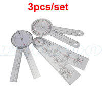 【❉HOT SALE❉】 SGGG SHOP 1ชุด6ชิ้น5ชิ้น Spinal Finger Goniometer Protractors มีประโยชน์หลายไม้บรรทัดมุมทางการแพทย์ Spinal ไม้บรรทัด180/360องศาเครื่องมือวัด