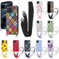 Crossbody Lanyard Case For Samsung Galaxy M32 4G 6.4" Phone Cases Cover For Samsun M 32 samsung m32 M324G Strap Cord Fundas Capa