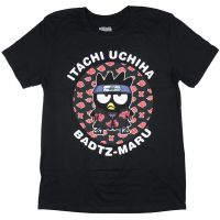 Naruto Shippuden x Hello Kitty Itachi Uchiha Badtz-Maru Mens T-Shirts - Mens T-Shirts