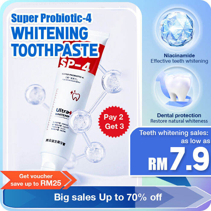 SHERLAU Advanced Dental Hygiene with Quadruple Probiotics Whitening