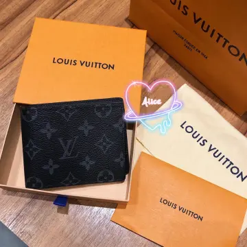 Black Louis Vuitton Nigo Monogram Denim Slender Wallet – Designer