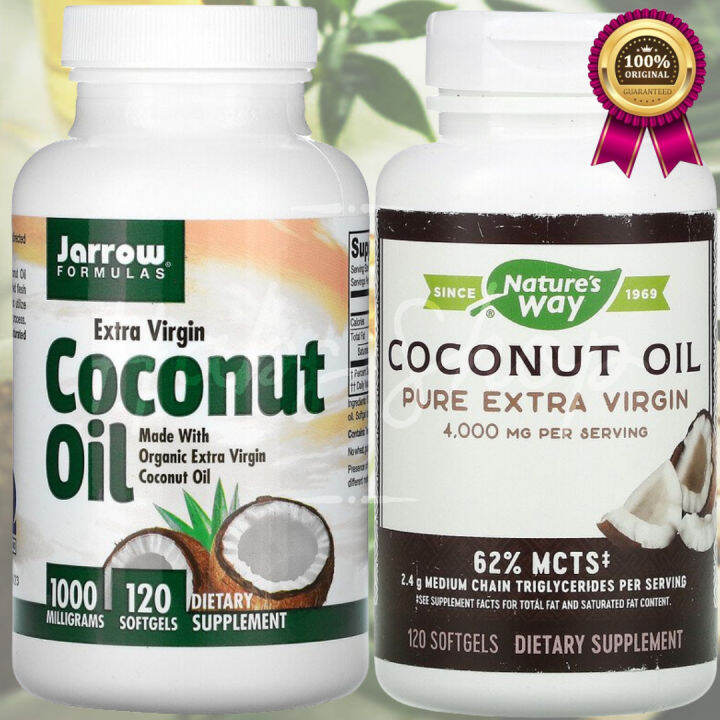 Extra Virgin Coconut Oil VCO Jarrow Formulas or (EXP. 8/23) Natures Way