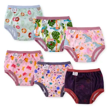  6 Pack Wearable Cotton Cloth Dipper Pants For Baby Girls And  Boys,Adjustable Cotton Diaper 13 Layers For Baby 0-12 Month