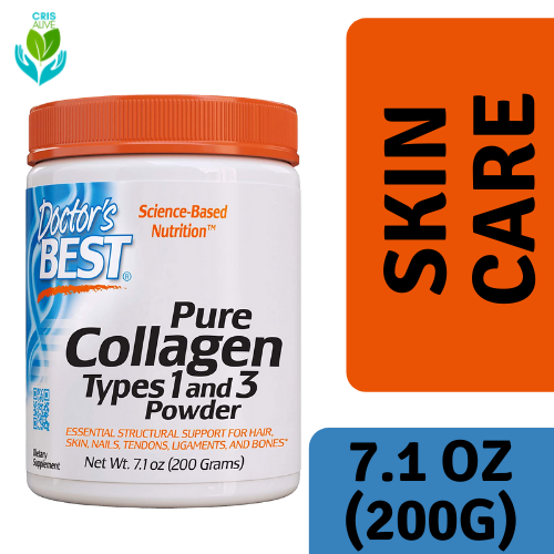 Doctor's Best Pure Collagen Types 1 And 3 Powder 7.1oz (200 Grams ...