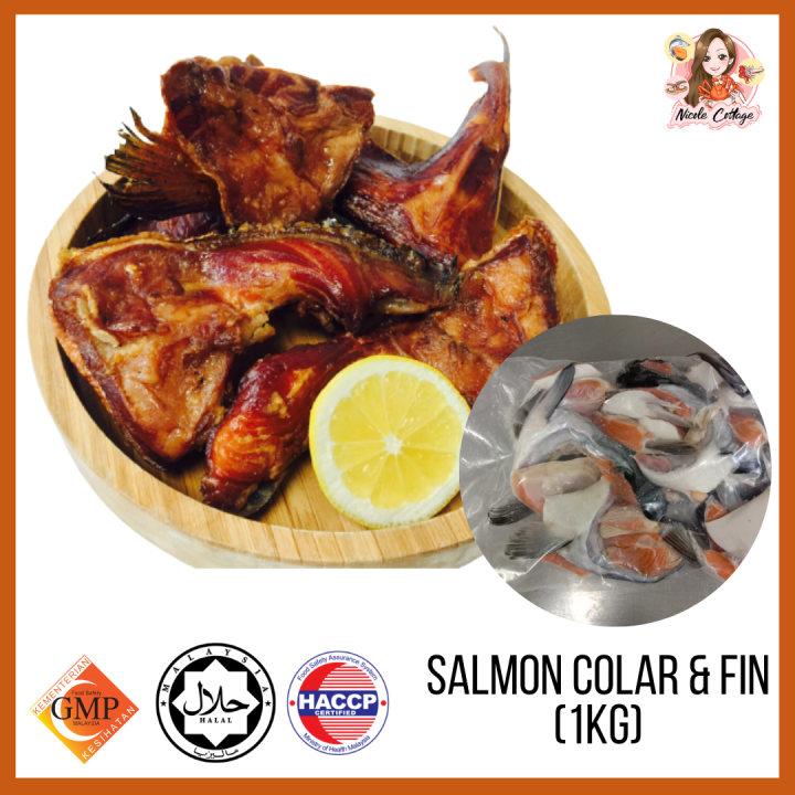 Salmon Collar & Fin 1kg Lazada