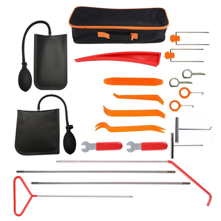 Universal Car Tool Kit 21x Includes Air Wedge Long Reach Grabber Air