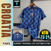 （Can Customizable）Croatia 22-23 Blue Training Jersey Soccer Jersey（Adult and Childrens Sizes）