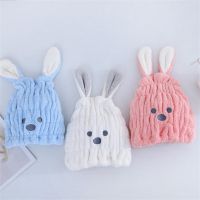 hot【DT】 1PC New Cartoon Dry Hair Cap Thickened Water-absorbing Children Baby Shower Washing