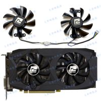 ใหม่เอี่ยม POWERCOLOR/DYLAN RX580 GDDR5สีแดง2048SP มังกรการ์ดจอพัดลมทำความเย็น (เดิมและของแท้. รับประกัน3ปี