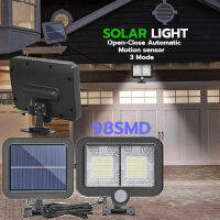 Solar Spotlight COB 98LED Autometic Motion Sensor 3 Mode ไฟสปอร์ตไลท์โซล่าเซลล์ ปรับได้ 3โหมด เปิด-ปิดอัตโนมัติ พร้อมเซ็นเซอร์ตรวจจับความเคลื่อนไหว