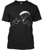 Paragliding Mounn Mens Premium T-Shirt Summer Short Sleeve O-Neck Cotton Tshirt Cool Tees Tops Streetwear