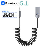 Wireless Bluetooth 5.1 Adapter Dongle USB To 3.5mm Jack Car Audio Aux Bluetooth Handsfree Kit For Car Receiver BT transmitter