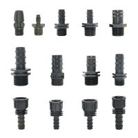 4Pcs 1/2 3/4 1 Male Female Thread Connector To Barb 8mm 16mm 20mm 25mm 32mm PE Hose Adapter Garden Irrigation Watering System