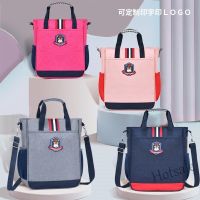 【hot sale】☼✽ C16 Childrens Schoolbag British Style Primary School Students Portable Tutorial Bag Training Diagonal Waterproof Wholesale Printed logo