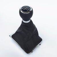 【DT】 hot  5/6 Speed Car Gear Shift Knob Stick Gaiter Boot Frame With Cover Case Kit For VW Passat B6 2005 2006-2012 Gear Shifter Knob